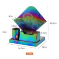 Regenboog roestvrijstalen servethouder, wolk design bureau-organizer met penhouder. - AB Wit