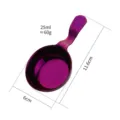 Stainless steel measuring spoon 25ml kitchen scoop 304 metal seasoning spoon tool - Purple