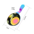 Rainbow stainless steel mini measuring spoon sauce dish with handle 25ml kitchen tool - AB Color
