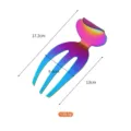 Fourchette a salade en acier inoxydable arc-en-ciel outil de cuisine fruits 17cm - Couleur AB