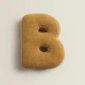 Coussin lettre B créatif en peluche douce alphabet oreiller décoratif pour canapé chambre - Lettre B