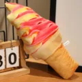 Eistruhe Pluesch Kissen Spielzeug, kreative weiche gefuellte Puppe Geschenk fuer Kinder - Vanille Erdbeere