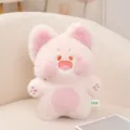 Lindo gato de peluche rosa animal de peluche muñeca cojín suave regalo de cumpleaños - Nuevo Color Pomelo / 40CM