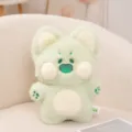 Peluche verde lindo gato muñeca suave animal de peluche almohada para niños niñas regalo - Nuevo Color Matcha / 40CM