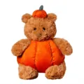 Süßer Kürbis Bär Plüschtier Puppe, weiches Stofftier als Geburtstagsgeschenk und Feiertagsgeschenk. - 35cm / Kürbis Bär