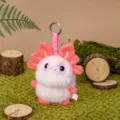 Lindo axolotl peluche llavero criatura prehistórica peluche bolsa colgante regalo - Dragón Salamandra