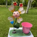 Kreativer Cartoon Metall Blumentopf Schreibtisch Stiftehalter Sukkulente Pflanze Behälter Deko - Biene Windmühle Stil
