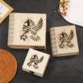 Wooden storage box set with hollow hummingbird design, creative jewelry gift box variant. - Hummingbird Style (2-Piece Set)