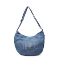 Vintage τσάντα ώμου denim casual μόδα φοιτητική messenger bag μεγάλη τσάντα tote - Ανοιχτό μπλε