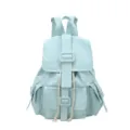Mochila casual de estudiante azul claro, bolso escolar de moda grande para viajes y uso diario. - Azul claro