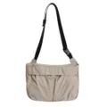 Casual retro nylon crossbody shoulder bag for women daily commute travel utility bag new - Off White