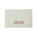 Non-slip striped doormat entrance floor mat home indoor decorative welcome mat for hallway. - Fresh Stripe Silk Loop Doormat / 60x90cm