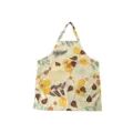 Kitchen apron for cooking, cute lemon botanical print with front pocket, waterproof cotton. - 65x75cm / Tropical Rainforest