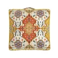 Vintage ethnic floor cushion tatami seat pad retro geometric bohemian pillow for living room - Hotan Moon Super Soft Velvet Printed Square Three-Dimensional Cushion / 42x42cm (With Core)