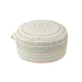 Bohemian round floor pouf cushion thick tatami seat meditation cushion for living room - Large Size / Qingye Xinjian Round Cover Only