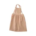 Cotton Kitchen Apron Women Cute Sleeveless Cooking Apron with Deep Pockets Light Pink - 97x135cm / Pink