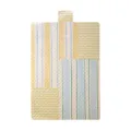 Waterproof thick outdoor picnic mat with colorful stripe design, portable camping blanket. - 140x200cm / Color Block Stripe Print Picnic Mat