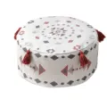 Nordic minimalist geometric printed floor pouf tatami cushion for living room balcony - Cover Only / Weiyun