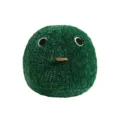 Green fluffy round plush cushion cute soft stuffed throw pillow for sofa home decor bedroom - Dudu Green
