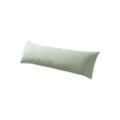 Long body pillow for sleeping, cool waffle texture green side sleeper body pillow main. - 35x100cm / Waffle Ice Cream Cooling Jacquard Long Pillowcase - White Bottom Green (Without Core)