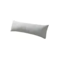 Grey waffle weave long body pillow for side sleeping, breathable cooling bed pillow cover. - 35x150cm / Waffle Ice Cream Cooling Jacquard Long Pillowcase - Gray Bottom Off-White (Without Core)
