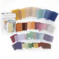 Vintage Notizen Sammlung Material Paket für DIY Tagebuch Collage Hintergrundpapier 100Stk. - Inspirations Farbkiste / 100er Pack