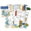 Vintage Briefpapier Notizen Sammlung Pack 100 Blatt DIY Collage Hintergrundpapier Set - Windbote / 100er Pack