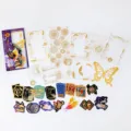 Set di materiali dorati vintage per junk journal fai da te e decorazione di scrapbooking. - Diario Magico / 40 Fogli/Confezione