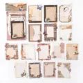 Vintage plant collage material paper set for scrapbooking journaling decoration 30 sheets. - Midsummer Night's Dream / 30 Pieces/Pack