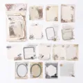 Vintage botanical sticker pack memo papers for scrapbooking journaling craft DIY decoration - Natural Manuscript Collection / 30 Pieces/Pack