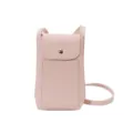 Borsa a tracolla rosa per cellulare piccola borsa elegante in pelle PU da donna - Rosa