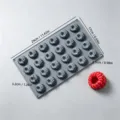 Silikoniki forma gia glika sokolata kai frambouaz 24 koiloton 29x17cm - Γκρι
