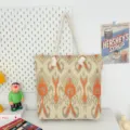 Etnisch Patroon Hennep Touw Tote Tas Grote Capaciteit Geweven Schoudertas Variant Stijl - Patroonstijl 2