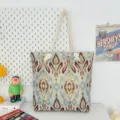 Etnische stijl geweven tote bag grote capaciteit schoudertas voor vrouwen vintage - Patroonstijl 7