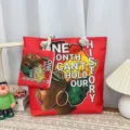 Sac cabas en toile rouge et porte-monnaie avec imprimé de fille noire pour un usage quotidien. - Style de Motif 6