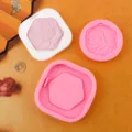 Pfingstrosen Silikonform und Gipsanhänger Set für DIY Aromatherapie Handwerk Autodeko. - Pfingstrose Aroma Schild Form / Rosa