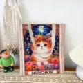 Niedliche Cartoon Katze Leinwand Umhängetasche lässige modische Einkaufstasche neu - Muster-Stil 5