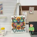 Casual canvas shopper, stijlvolle schoudertas met grote capaciteit voor dagelijks gebruik. - Stijl 10 (Dromer Zonnebloem)