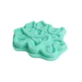 Grüne Silikonform mit Schleifen-Design für Schokolade, Kuchen-Dekoration und Fondant Backen. - 204567 / Grün