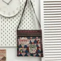 Sac bandoulière en toile tissée avec motif hibou mignon, sac ethnique pour un usage quotidien. - Style Multicolore 17