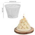 3D skull silicone candle mold Halloween gothic spooky wax casting craft tool set - Skull Mold (YT24173)