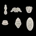 European style church window silicone mold fondant chocolate cake decoration tool sizes - 6-Piece Silicone Mold Set