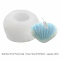 DIY 3D Muschel Silikon Kerzenform große Ozean Stil Seife Harz Gussform Handwerk Werkzeug - Großer Muschelstil (TC2023327)