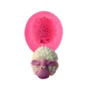 Süße Schaf Silikonform zum Fondant Backen, Kuchendekorieren, Aromagips und für Kühlschrankmagnete. - TC4000-148 / Rosa
