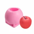 Silicone apple mold for scented candles and DIY baking, flexible small size mold with finished look. - S