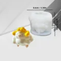 Niedliche Schaf Silikonform fuer Fondant Backen und handgemachte Gips Aroma Werkzeuge - YT25083-1 (160) / Rosa