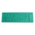 Green silicone fondant mold featuring intricate snowflake patterns for cake decorating and baking. - Snowflake Texture Fondant Mold (194600) / 299g Pack