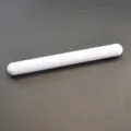 Rouleau à pâtisserie en plastique blanc POM détail longueur 30cm diamètre 4cm cuisine. - POM 30x4cm (Sans Anneaux) / Blanc Clair