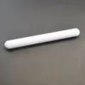 Rouleau à pâtisserie solide blanc en POM 35cm longueur 4cm diamètre outil de cuisine - POM 35x4cm (Sans Anneaux) / Blanc Clair