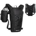 Outdoor sports hydration backpack for cycling hiking running travel with multiple pockets. - 24*4.1*40CM / Black